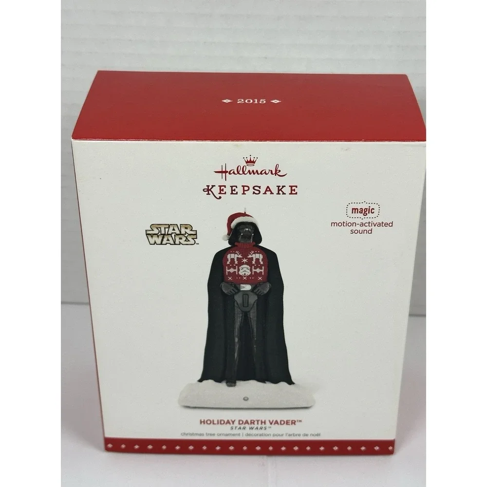 Hallmark Keepsake Holiday Darth Vader 2015 Magic Motion Sound Star Wars Ornament